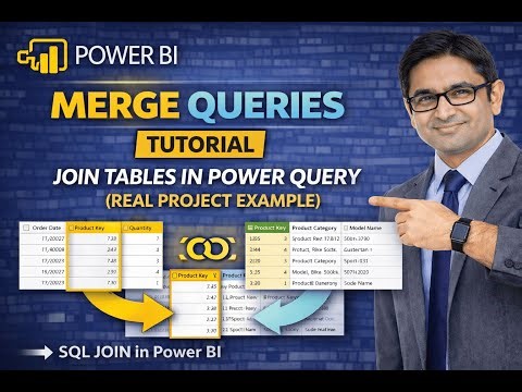 Power BI Table Join Tutorial | Merge Queries Step-by-Step