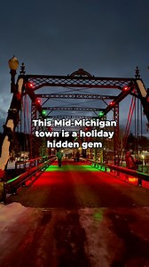 Located between the Grand River and the Looking Glass River, Portland, Michigan is known as “The City of Two Rivers.” And this winter, it’s one of Michigan’s hidden gem holiday destinations! Explore more Michigan holiday gems ➡️ awesomemitten.com/holiday-hidden-gems-michigan/ Along Kent Street in the historic downtown, you'll find the deLIGHTfully Portland Light Show. Three blocks with 20,000 Edison bulbs, this free 25-minute show set to music changes weekly. Grab dinner at Don Jose Mexican Gril