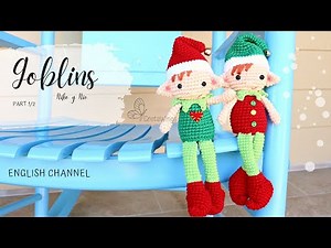 Christmas Elves Amigurumis Step by Step Tutorial Part 1/2 / sub 🇺🇸🇪🇸 / gretawings in english