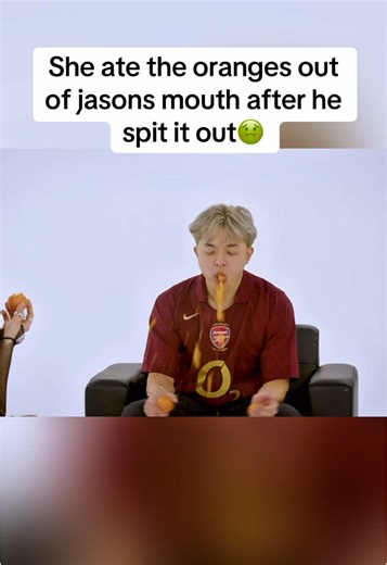 Eating Oranges Whole: Fun Challenge with Friends