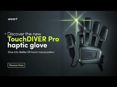 Discover the new TouchDIVER Pro haptic glove - Dive into lifelike XR hand manipulation