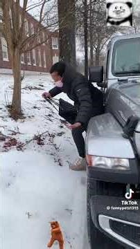 Slipping On Ice #winter #icefall #slide #fyp #laugh #funny #silly #snow #fall #dance #prank