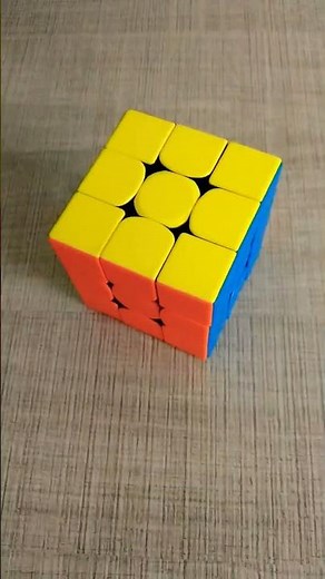 This is your cube if you scroll | How to solve a Rubik's cube | Speedcubing | Cubing #shorts #cubing