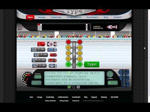 199 wpm race on NitroType