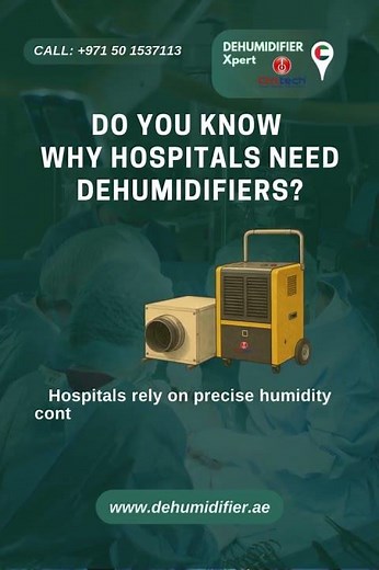 Medical Grade Dehumidifiers for Safer, Healthier Hospital Environments.