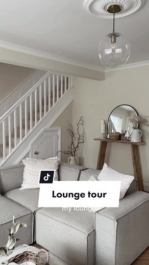 Neutral Lounge/Living Room Tour | Decor Inspiration