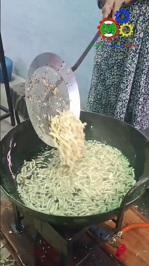 Powerful Potato Cutting Machine | Fast Potato Finger Cutting