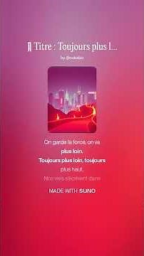 ✨ Toujours Plus Loin • Always Further • إلى الأمام دائمًا 🎵 | Pop Moderne Française 🌍