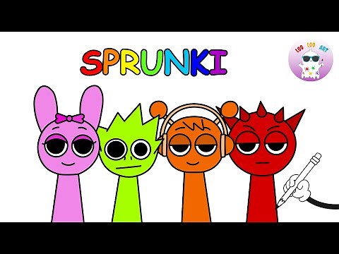 How to Draw SPRUNKI Characters | Step-by-Step Guide for Beginners