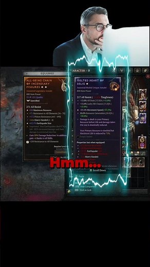MELTED HEART OF SELIG🌟POWERFUL MYTHIC UNIQUE AMULET DROP📿#diablo4 #season11 #lordofhatred #mythic