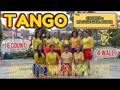 TANGO LINE DANCE | ABSOLUTE BEGINNER LEVEL | CHOREO BY MAGGIE GALLAGHER