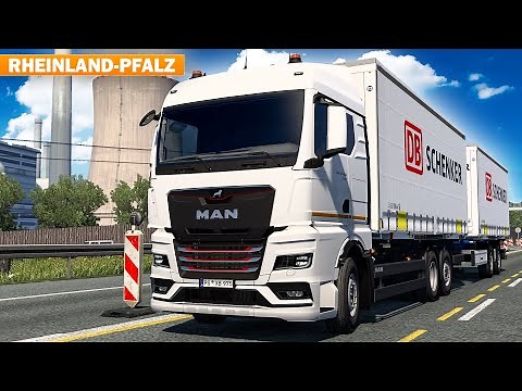 ETS 2: Mit dem neuen MAN-LKW durch Heilbronn! | EURO TRUCK SIMULATOR 2 Rheinland-Pfalz