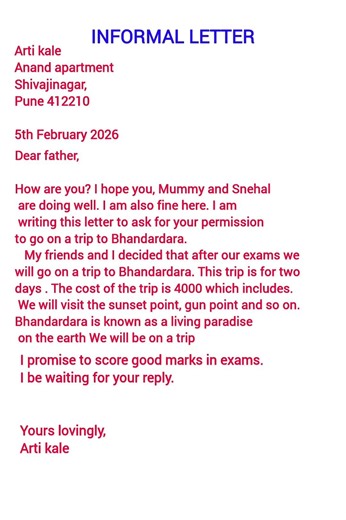 10th class board paper English letter writing|English letter writing 10 class