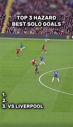 Top 3 Hazard best solo goals 🔥🤯 #hazard #solo #goals #chelsea #football