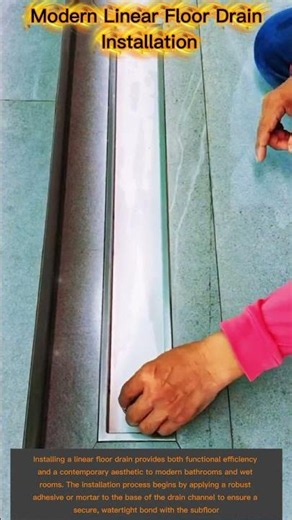 : How to Install a Modern Linear Floor Drain | Step-by-Step Guide