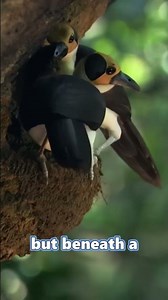 Why Does This Bird Build Its Nest Under a Rock? 😱 #science #shorts