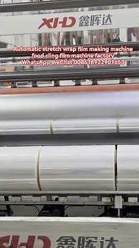 Automatic stretch film making machine stretch cling film machine pallet wrap film machine