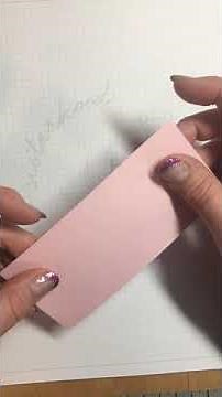 How to put glitter glue (Stickles) on the edge of cardstock