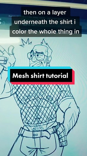 Mesh Shirt Tutorial: Drawing Tips Bara and Tank Top Drawing