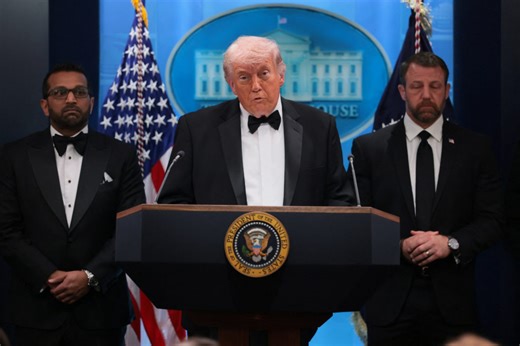 WATCH: Trump holds news conference after shooting at White House Correspondents' Dinner
