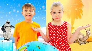 404K views · 6K reactions | Roma and Diana help animals find their habitats _ Stories about animals for kids | Amazing Hot | Facebook