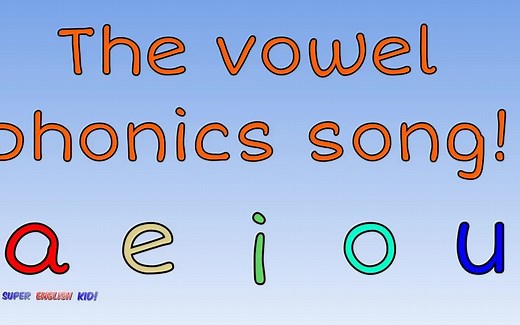 ♫ Fun and Fast Short Vowel Phonics Song 'aeiou' with actions. (Grade 1)♫
