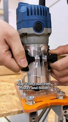 Hey woodworking lovers! This multifunctional router base turns your...