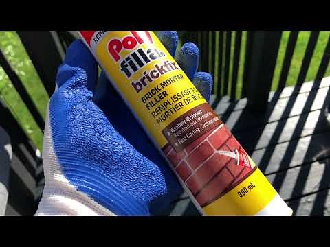 Poly-Fil Brick Fix review / how to repair brick cracks / products to repair brick cracks