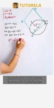 Calculate the Area of a Rhombus Using Geometry #Math #Rhombus #AreaOfARhombus