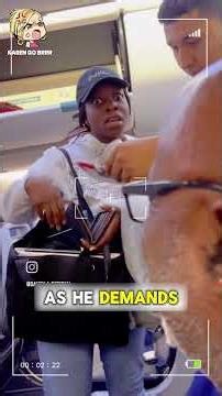 Plane Karen Steals Window Seat and Refuses to Move. Credit: @daniela.official._ On IG