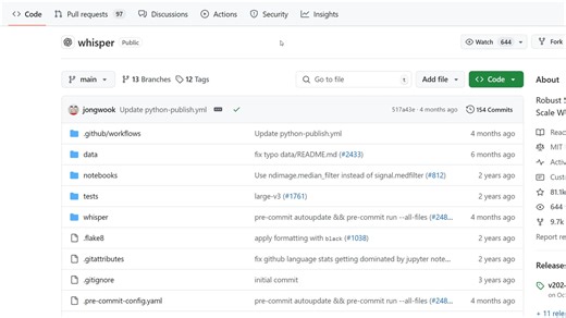 音视频翻译技术分享（二）-- 语音识别 whisper、faster_whisper