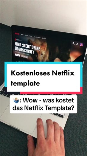 Kostenloses Netflix Template für PowerPoint - Jetzt herunterladen!