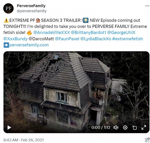 The Haunted House Video by Perverse Family (Twitter) | The Perverse Family Haunted House Video