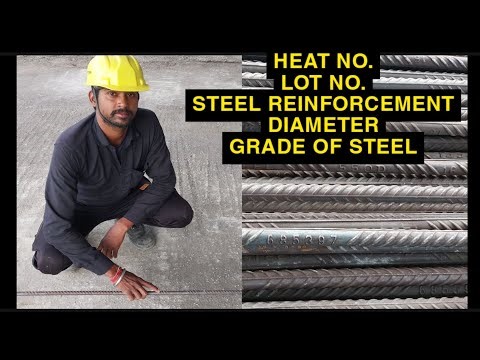 Details Of Steel Reinforcement Markings! Heat Number, Lot Number! #heat #steel #constructionmaterial