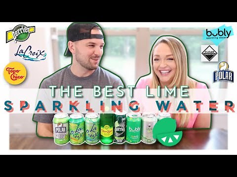 BEST SPARKLING WATER? 6 Brand Review | Lime Sparkling Water Taste Test + Review🤯 BETTER than BUBLY?!