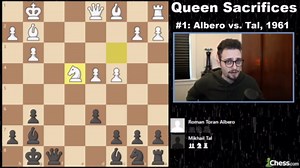 7 best queen sacrifices in chess history!