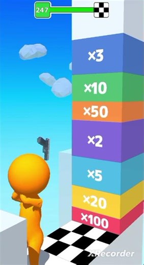 Gun sprint gameplay level-247#tranding #gaming#viralvideo #shorts #shortfeed