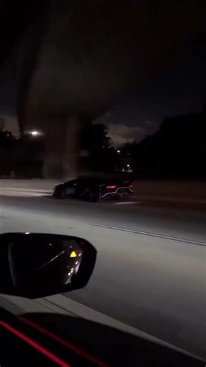 The night is made to go fast with a lambo