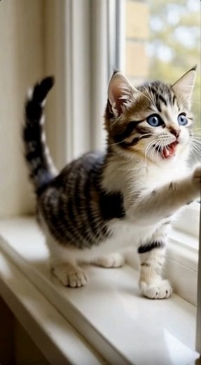 little explorer discovering the world one window at a time 🌟💕 watching them experience life's simple joys never gets old 🥺✨ | When Cats Go Crazy
