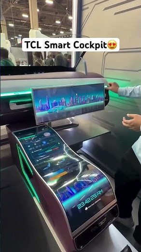 TCL Smart CockpitA next-generation intelligent cockpit showcased at CES 2026 #SmartCockpit