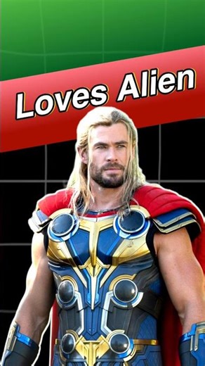 Thor dated an Alien 👽 #marvel #thor