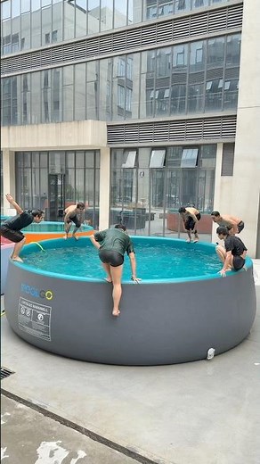Forget complicated frame pools. 🤝With IPOOLGO inflatable pool & Quickly Setup ✅ #ipoolgopool