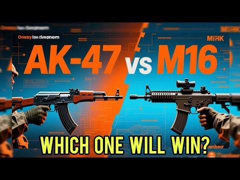 AK-47 vs M16: The Ultimate Rifle Rivalry That Changed Warfare Forever#AK-47 #M16 #military