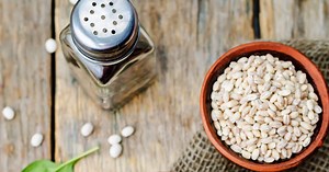 Haricots blancs secs en salade