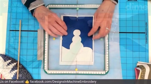 Embellishing printed panels is easy with our Four Seasons Mini Quilt! We’ve included printed indicators to help you make your project a success. Watch Eileen explain how they work. | DIME by OESD