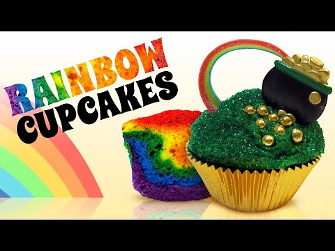 Rainbow Cupcakes and Decorating Ideas
