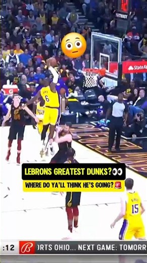 LEBRON’S GREATEST DUNKS 👑🔥