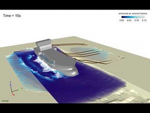 Ship Side Launch | FLOW-3D HYDRO