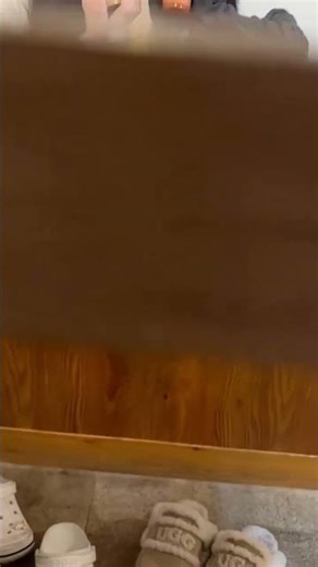 Woman feet in library