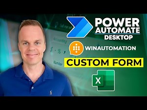 How to create a Custom Form and save to Excel in WinAutomation - Full Tutorial